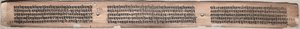 Folio 115 (verso), aus einem Gandavyuha-Sutra (Manuskript der höchsten Anordnung)
