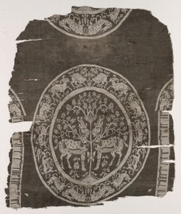 Fragment eines Grabdeckels