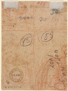 Fragment von zwei Figuren (verso)