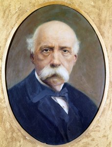Francesco Crispi, italienischer Politiker. Gemälde von G. Perez. Museo del Risorgimento in Rom. von Unknown artist