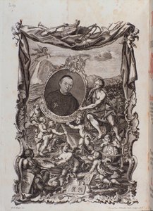 Frontispiz mit Porträt von Tractatus musicus von Meinrad Spiess