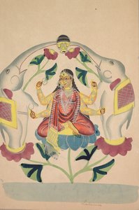 Gajalakshmi: Lakshmi mit Elefanten