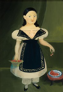 Mädchen mit Kirschen