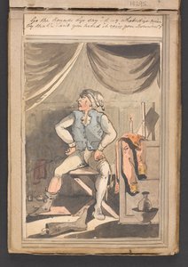 Gehe die Runden, sagst du? Was meinst du damit? - Kannst du nicht hören, dass es regnet, du Schurke? von Unknown artist