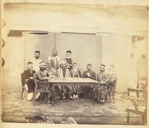 [Gruppenporträt von Männern, Indien] von Unknown artist