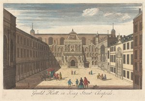 Gildenhalle in der King Street, Cheapside von Unknown artist