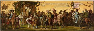Hans Makarts Prozession der Stadt Wien von Unknown artist
