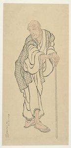 Hokusai als alter Mann