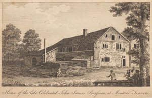 Haus des verstorbenen berühmten John James Rousseau in Moutiers-Travers
