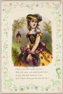 Ich liebe ein Mädchen, das gut und fair ist (Valentinstag) von Unknown artist
