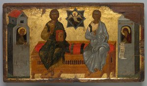 Ikone der Neutestamentlichen Dreifaltigkeit von Unknown artist