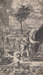 Illustration zu Tonsons Ovid Metamorphosis (eine von vier) von Unknown artist