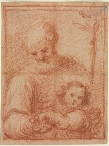 Joseph und Kind (recto)