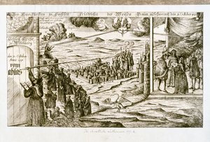 LUTHER Martin: Allegorischer Druck des Traums von Friedrich dem Weisen, Fürst von Sachsen (Stich)