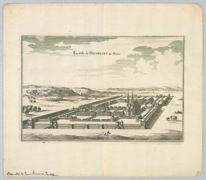 Die Stadt Richelieu in Poitou von Unknown artist