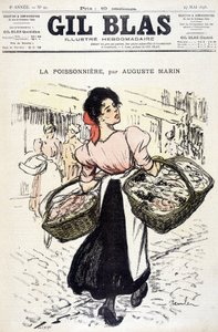La fishonnière von Auguste Marin. In „Gil Blas“, am 27.05.1898 von Unknown artist