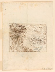 Landschaft: verso: Groteskes Design von Unknown artist