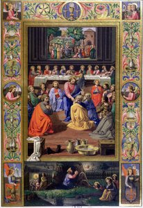 Das letzte Abendmahl - Reproduktion eines italienischen Dokuments (um 1500)