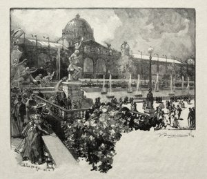 Der Palast der freien Künste, Außenansicht