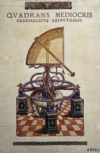 Das Azimutal-Quadrant in „Astronomiae instituatae machanicia“ von Tycho Brahe (1546-1601) von Unknown artist