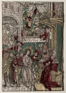 Leben Christi: Christus vor Pilatus von Unknown artist