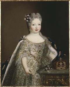Porträt von Infantin Mariana Victoria von Spanien (1718-1781), Königin von Portugal