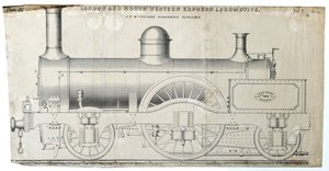 London und North Western Express Lokomotive, Platte 112