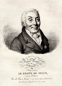 Louis-Philippe, Graf von Segur, Großmeister der Zeremonien des Ersten Kaiserreichs, Historiker und Senator (1753-1830) von Unknown artist