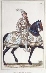 Ludwig XII. (1462 -1515), König von Frankreich Gravur von 1830 von Unknown artist