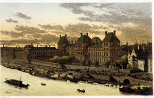 Louvre unter Ludwig XIV. in „Paris durch die Jahrhunderte vom 13. Jahrhundert bis zur Gegenwart“ 1882