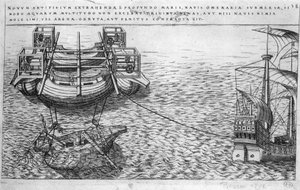 Maschine zur Rettung von Schiffen im 16. Jahrhundert - Ausgabe 1578 von Unknown artist