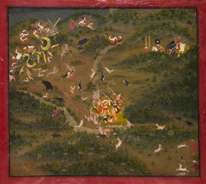 Maharaja Jagat Singh auf der Jagd