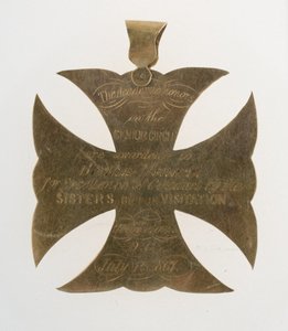 Malteserkreuz-Anhänger, verliehen an Bertha Palmer