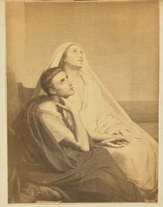[Mann und Frau blicken nach oben]