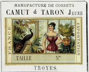 Herstellung von Korsetts, Camut und Taron Young von Unknown artist