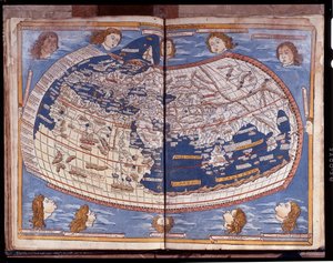 Karte von Ptolemäus, veröffentlicht 1482