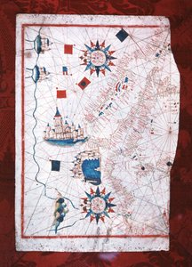 Mittelmeerkarte: Barcelona und Lepanto