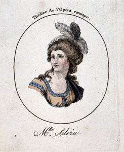 Miss Silvia, Schauspielerin der Opera Comique, 18. Jahrhundert