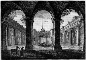Abtei Montecassino (Monte Cassino, Mont Cassin, Mont Cassin) von Unknown artist