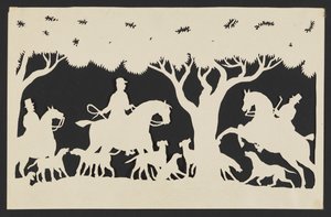 Berittene Fuchsjagd mit ihren Hunden von Unknown artist
