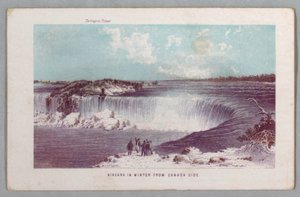 Niagara im Winter von der kanadischen Seite aus Die Wasserfälle von Niagara: Ein vollständiger Führer von Unknown artist