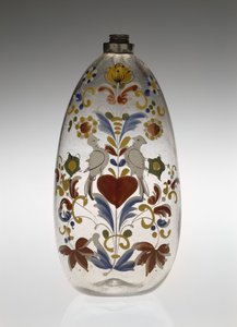Still- oder Arzneiflasche, ca. 1750-1800 (Glas) von Unknown artist