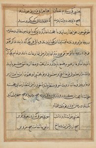 Seite aus Geschichten des Papageis (Tuti-nama): Textseite von Unknown artist