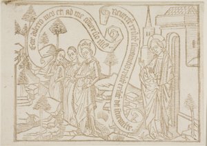 Seite aus dem Canticum Canticorum (Das Hohelied Salomos) von Unknown artist