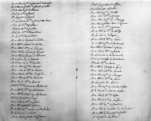 Eltern des Herzogs de la Rochefoucauld - Familienarchive von Unknown artist