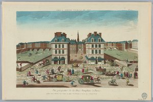 Guckkasten, Vue Perspective de la Place Dauphine in Paris, Nr. 71