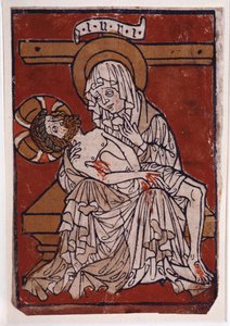 Pieta der Abtei Stift Lambach, ca. 1420-30 (Farbstich)