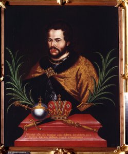 Porträt des Zaren Iwan V. Alexejewitsch