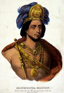 Porträtbüste von Moctezuma (oder Montezuma), letzter Kaiser von Mexiko von Unknown artist