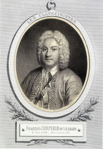 Porträtmedaillon von François Couperin genannt Le Grand von Unknown artist